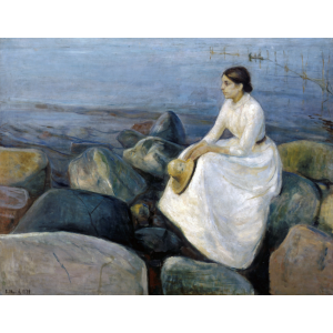 Edvard Munch - Inger la plaja